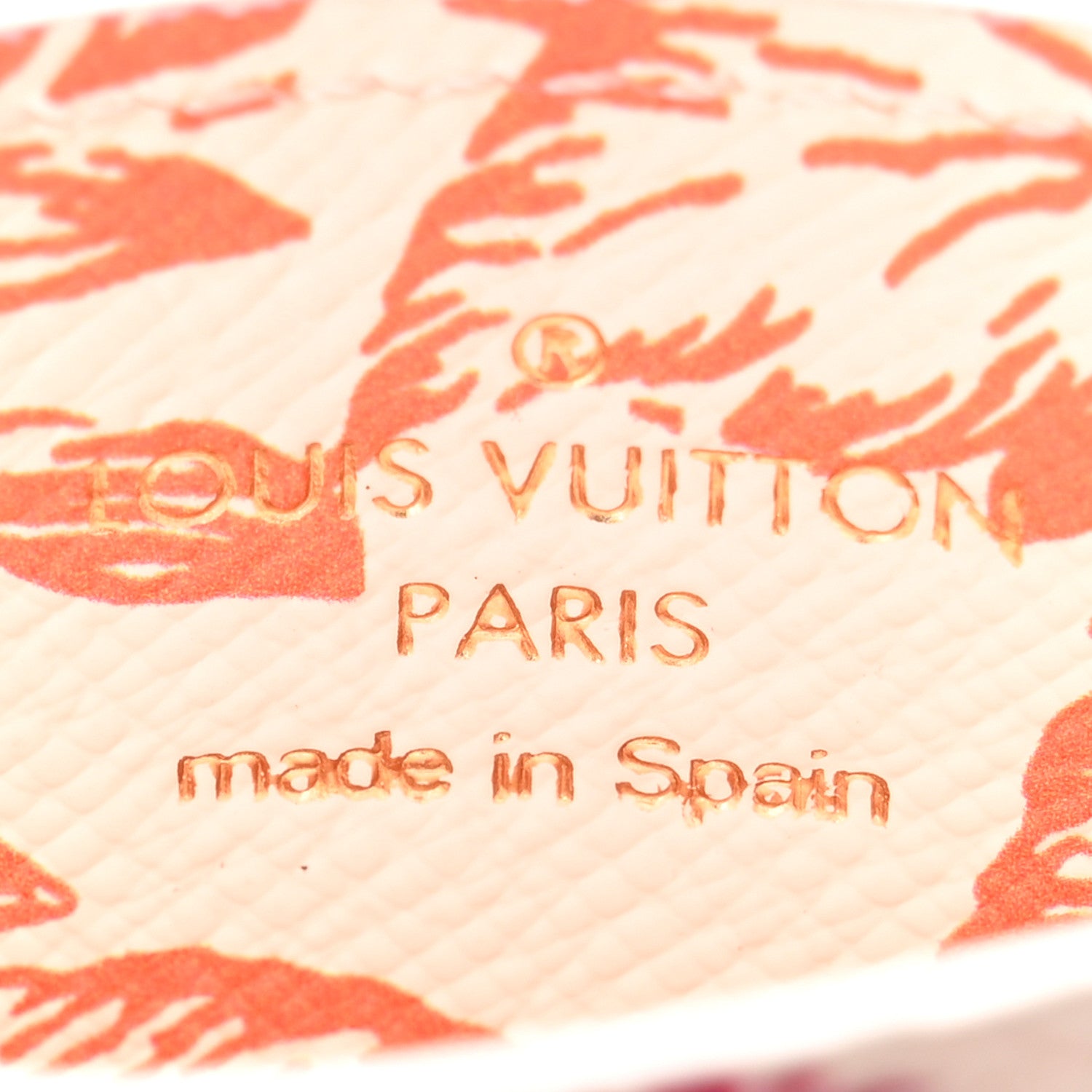Louis Vuitton Monogram Tiles By The Pool Card Holder Coral 6 of 6