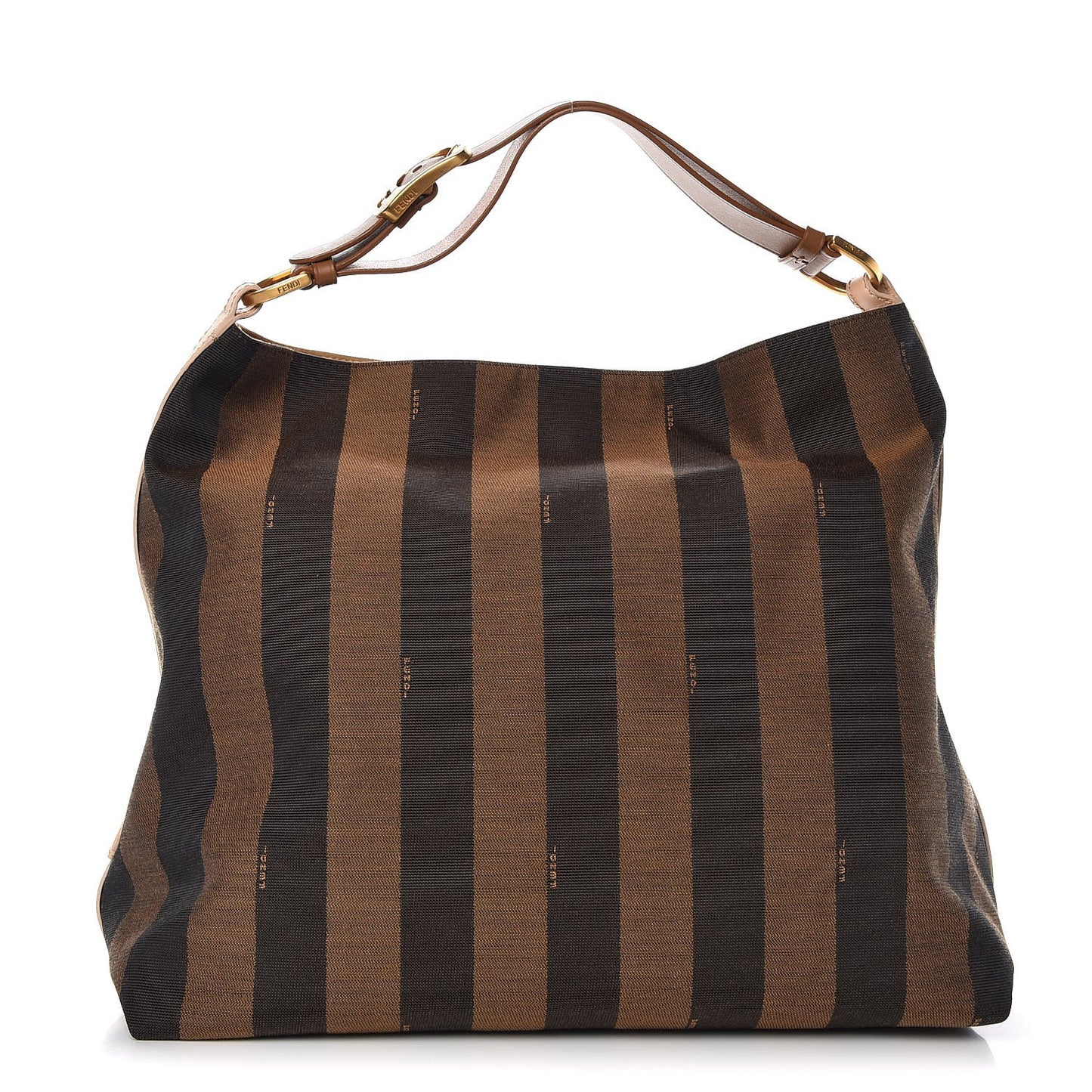 Pequin Cuoio Vegetale Large Hobo Tobacco Vacchetta Cuoio