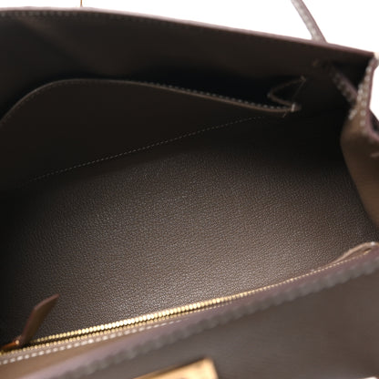 Hermes Epsom Kelly Sellier 25 Etoupe 5 of 11