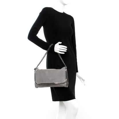 Stella McCartney Shaggy Deer Falabella Clutch Light Grey 2 of 8
