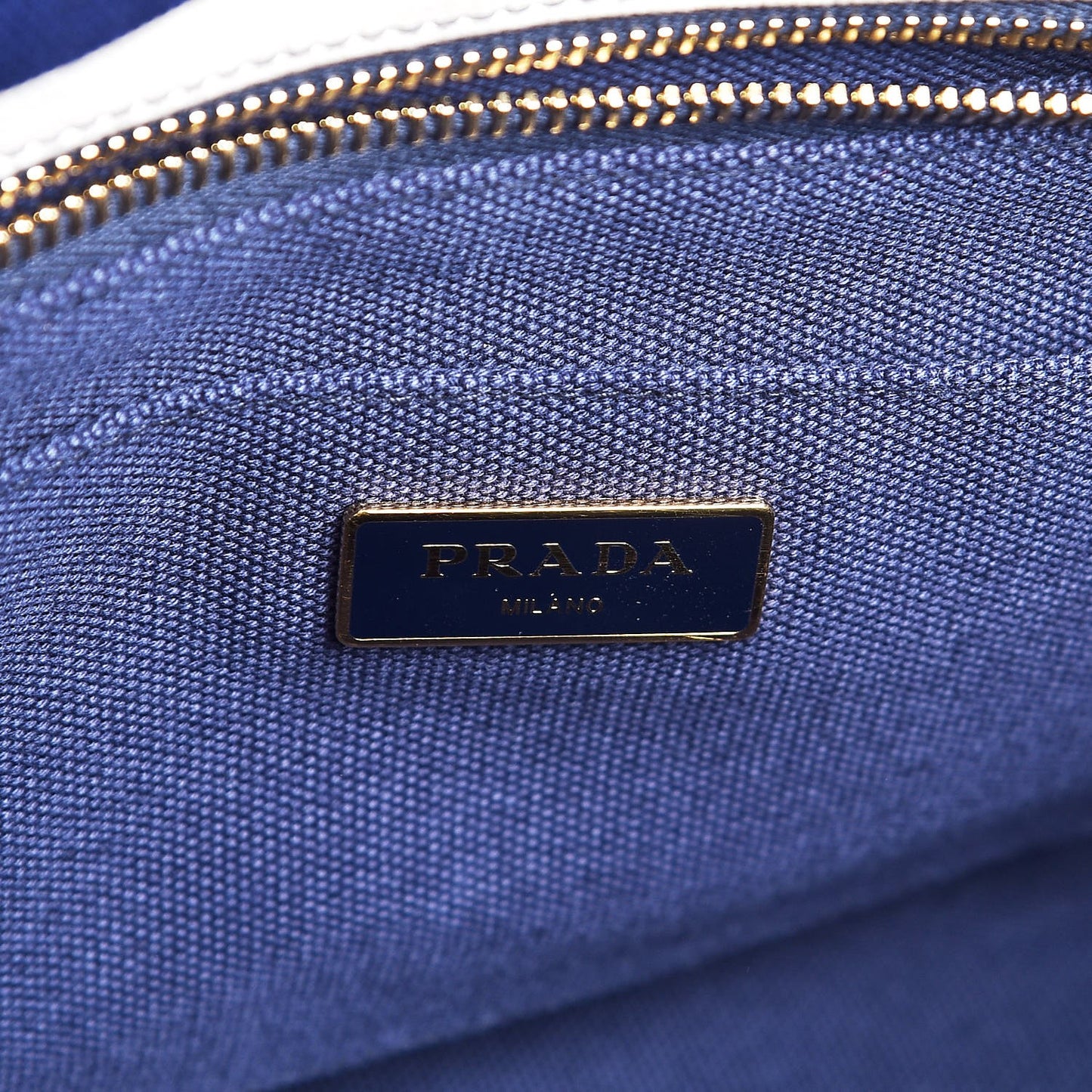 Canapa Striped Logo Tote Navy
