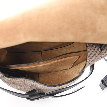 Loewe Calfskin Tweed Small Gate Crossbody Bag Tan 4 of 8