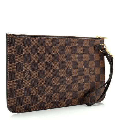 Louis Vuitton Damier Ebene Neverfull MM GM Pochette 3 of 11