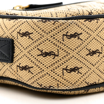 Saint Laurent Canvas Monogram All Over Camera Bag Beige 9 of 11