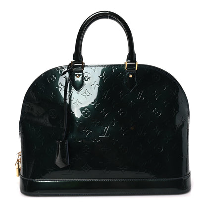 Louis Vuitton Vernis Alma GM Noir Magnetique 1 of 9