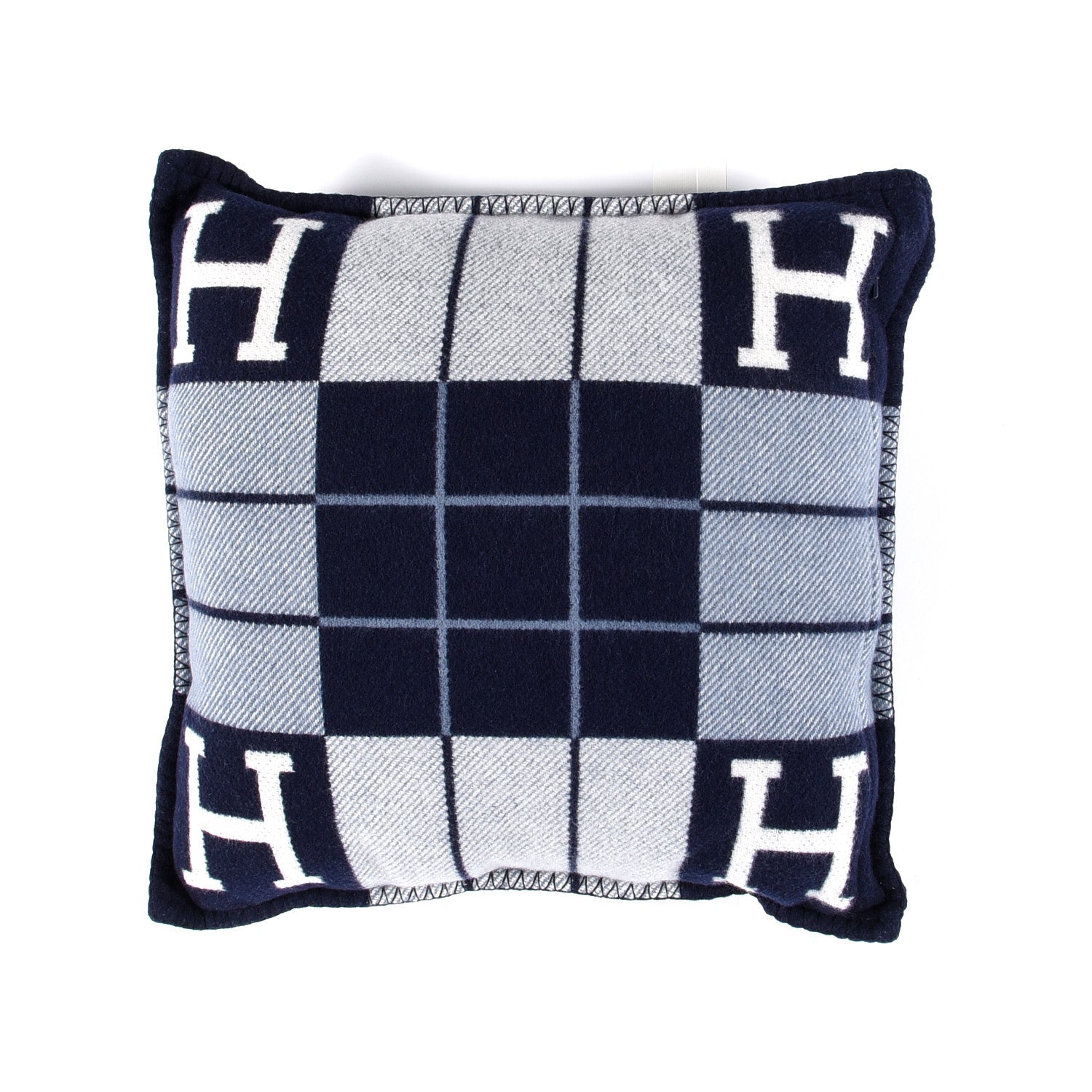 Hermes Wool Cashmere Avalon III Pillow PM Ecru Caban 1 of 3