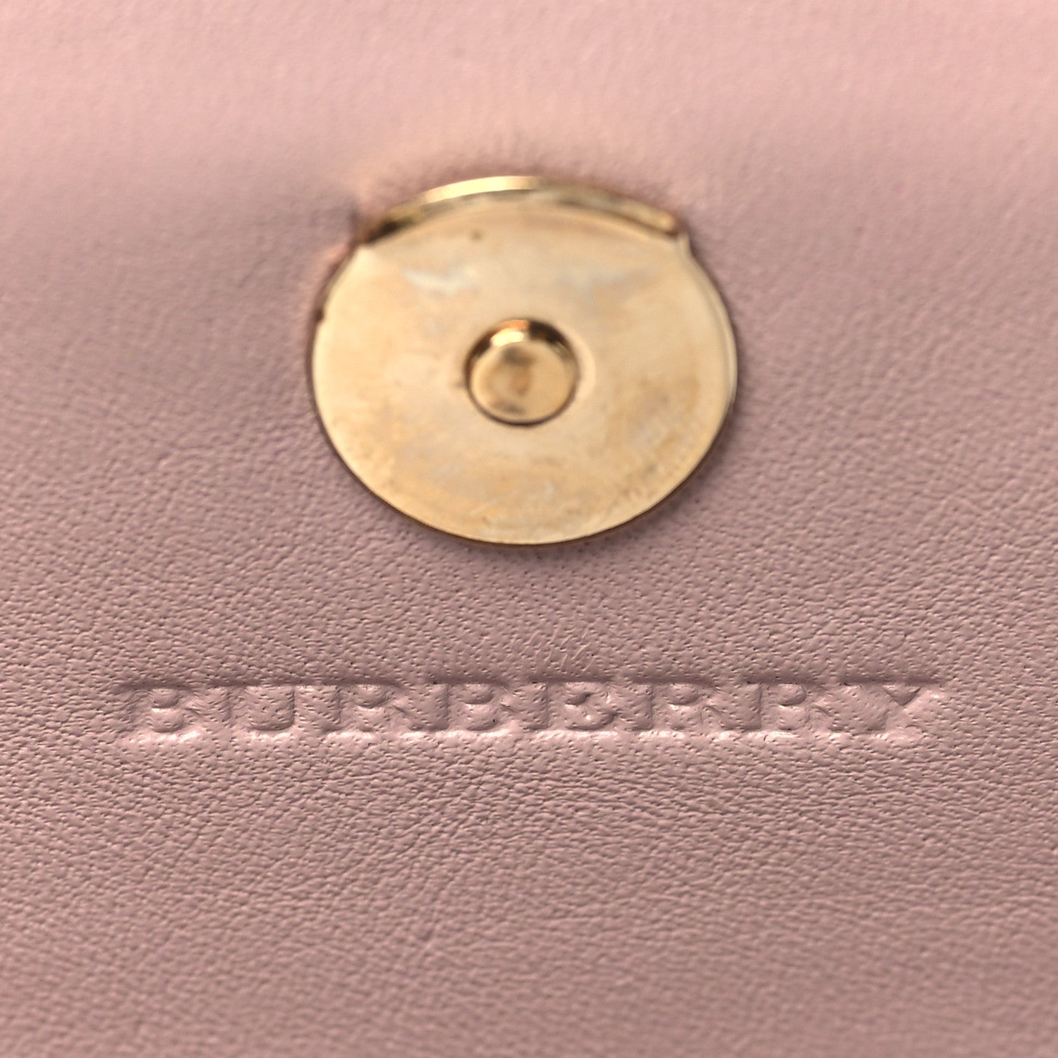 Burberry Grainy Calfskin Henley Wallet On Chain Beige 6 of 10