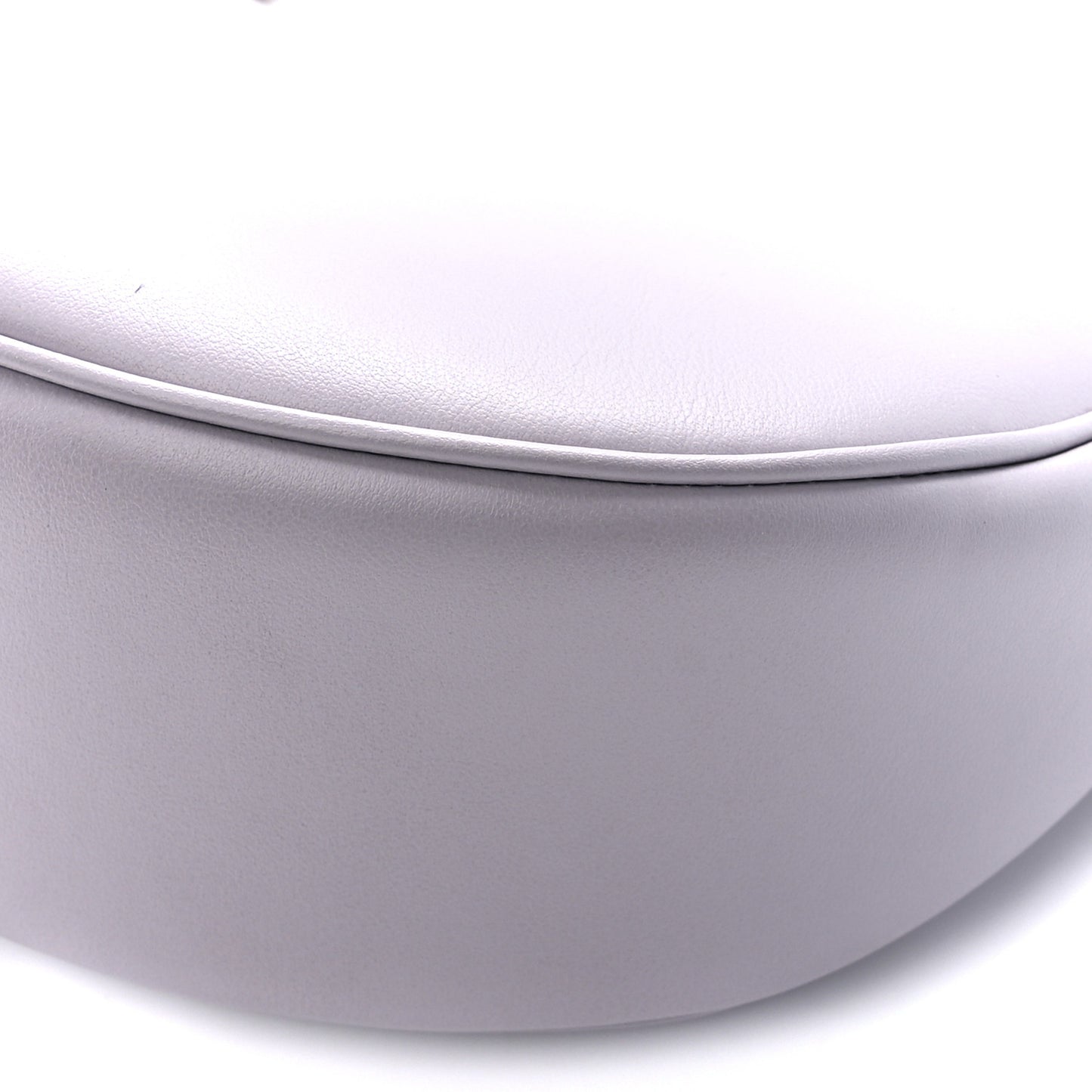 Smooth Calfskin Ava Shoulder Bag Lavender Grey