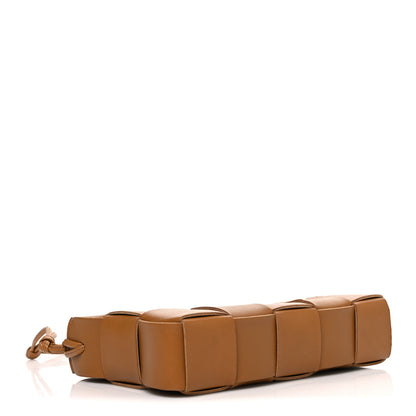 Bottega Veneta Calfskin Maxi Intrecciato Cassette Pouch On Strap Camel 4 of 11