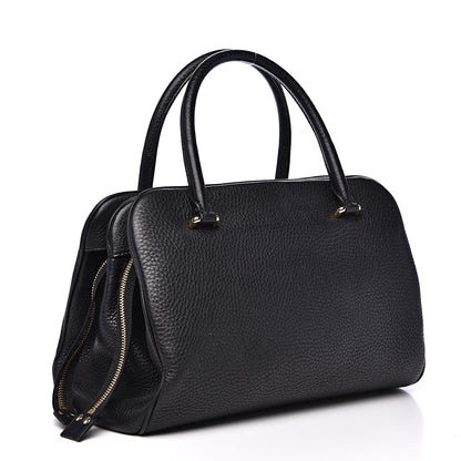 Dolce & Gabbana Grained Deerskin Double Zip Black 2 of 12