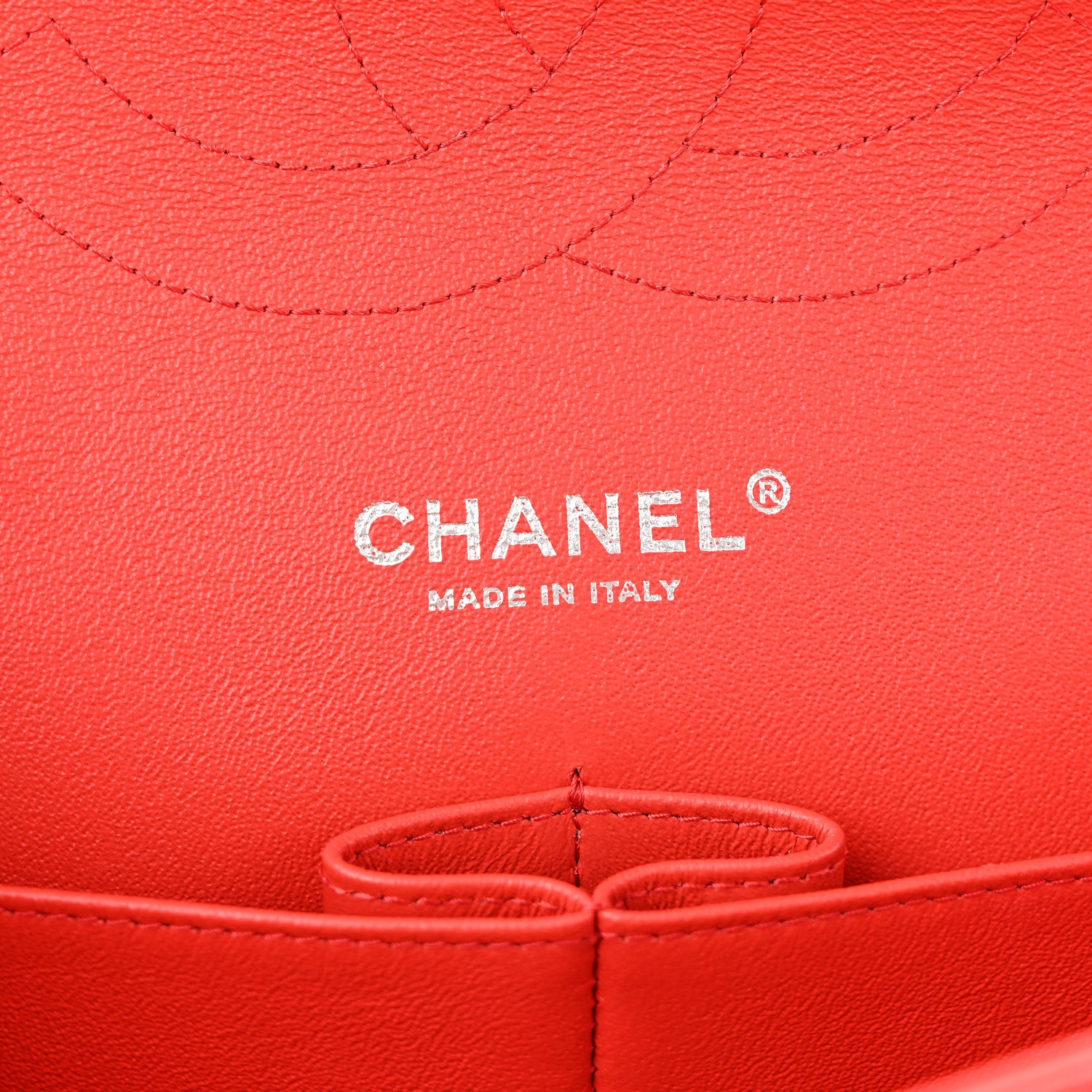 Chanel Lambskin Quilted Jumbo Double Flap Red 6 of 12