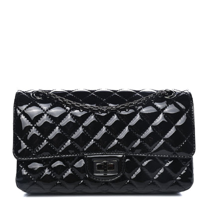 Chanel Patent Calfskin Quilted 2.55 Reissue 225 Flap So Black 1 of 4
