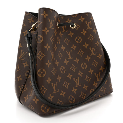 Louis Vuitton Monogram Neonoe MM Black 3 of 10