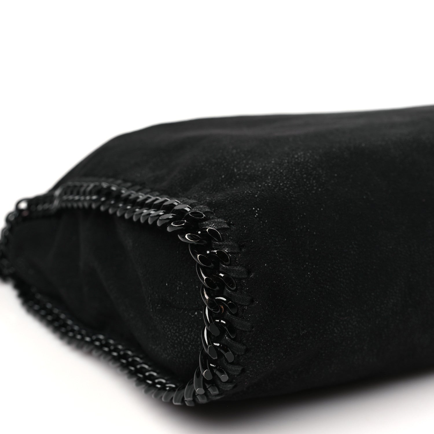 Stella McCartney Shaggy Deer Falabella Fold Over Black 9 of 10