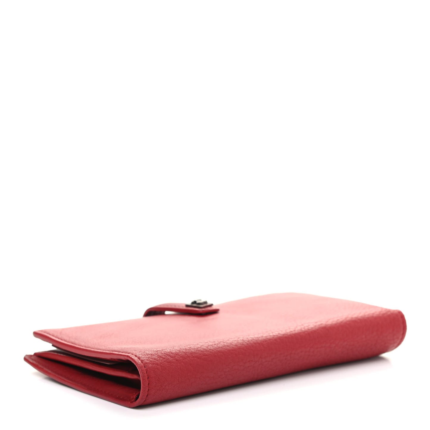 Calfskin CC Yen Wallet Red