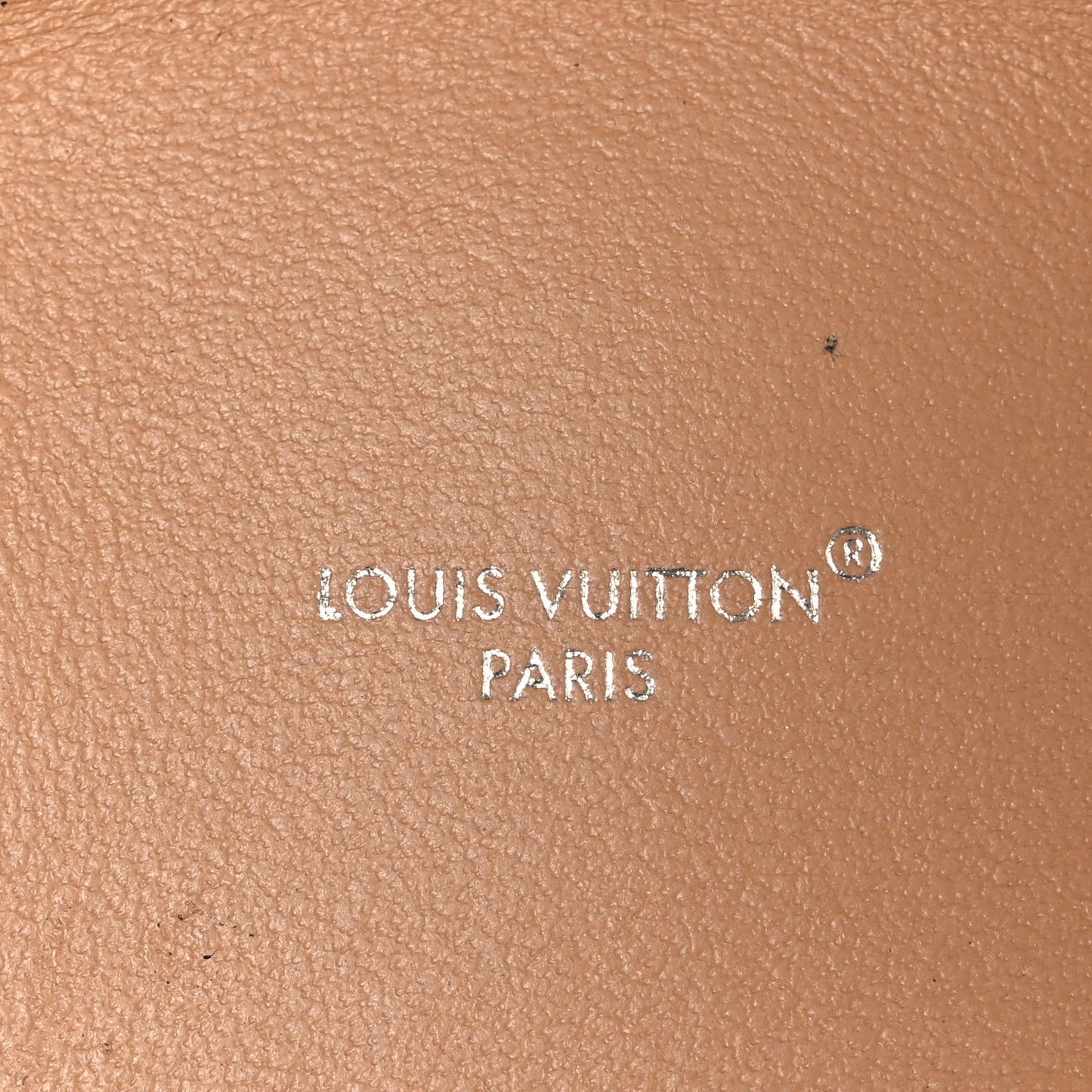 Calfskin Monogram LV Croissant Bag Charm Brown