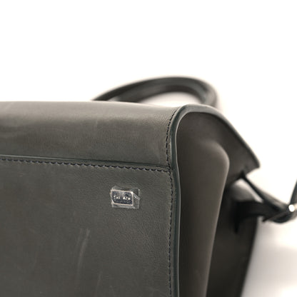 The Row Polished Saddle Calfskin Soft Margaux 12 Koala Grey 10 of 11