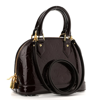 Louis Vuitton Vernis Alma BB Amarante 3 of 10