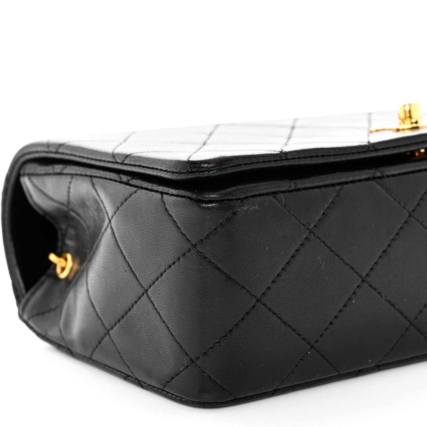 Chanel Lambskin Quilted Small Single Flap Black 9 of 10