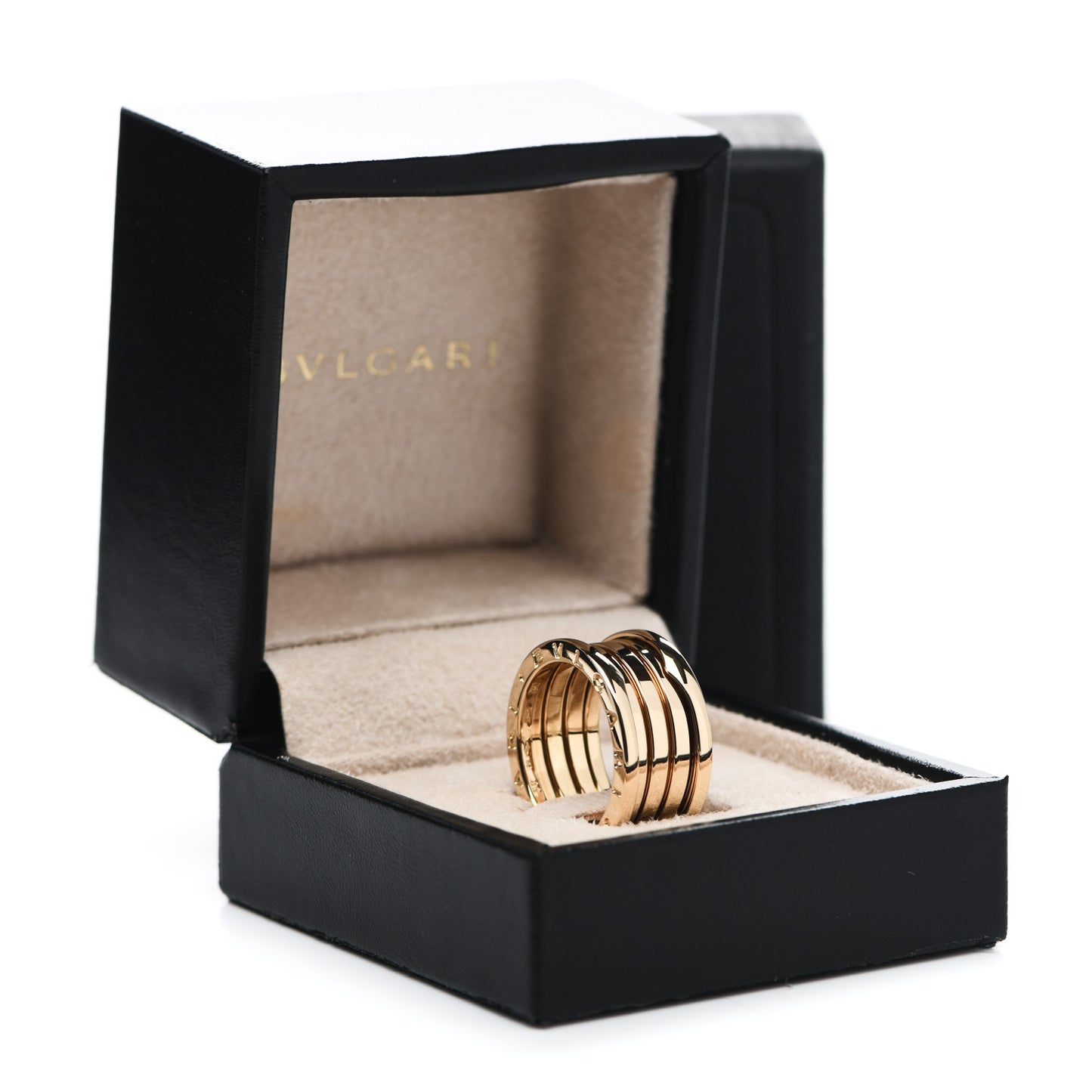 18K Yellow Gold B.Zero1 Four-Band Ring 58 8.25