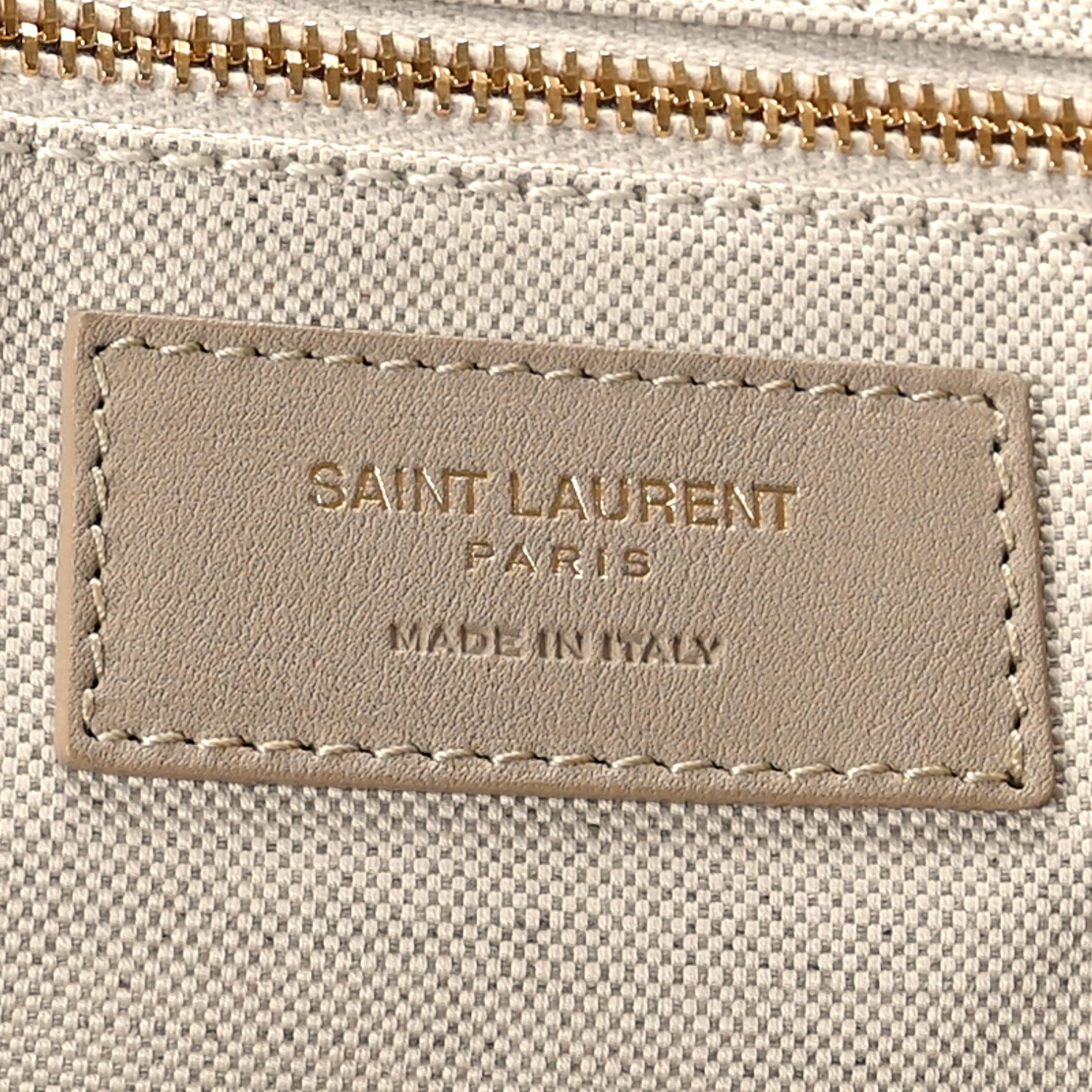 Saint Laurent Nubuck Suede Quilted Maxi Icare Shopping Tote Beige 7 of 13