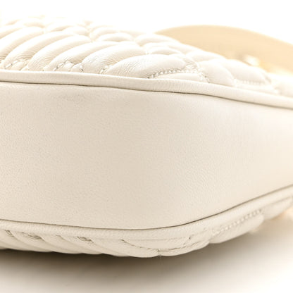 Miu Miu Nappa Matelasse Crystal Mini Shoulder Bag White 11 of 11