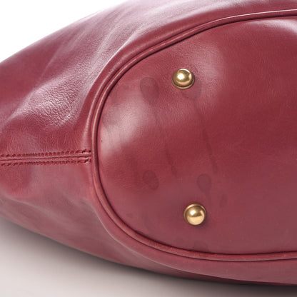 Gucci Soft Calfskin Icon Hobo Burgundy 8 of 9