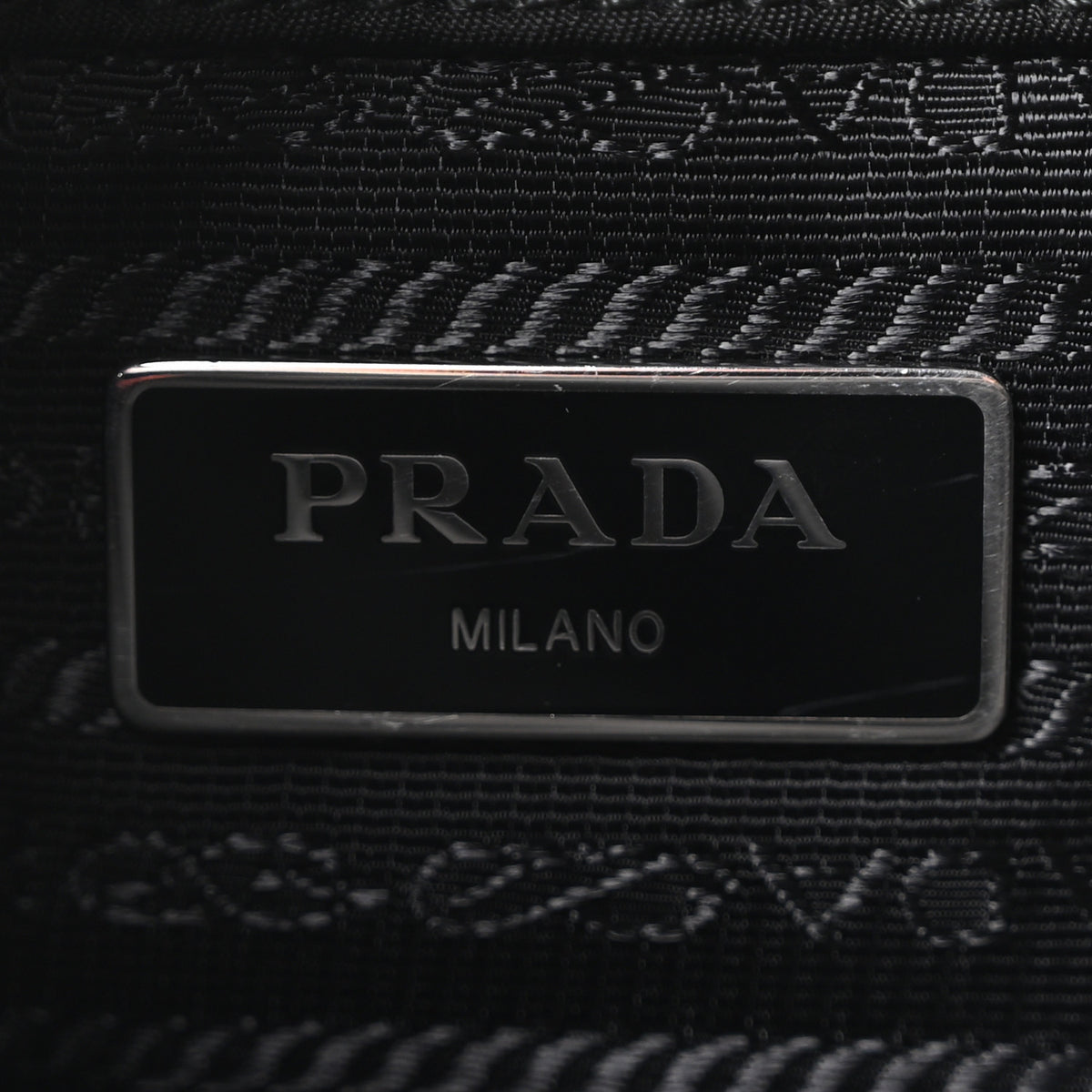 Prada Re-Nylon Nappa Triangle Quilted Padded Double Handled Zip Pocket Tote Black 6 of 10