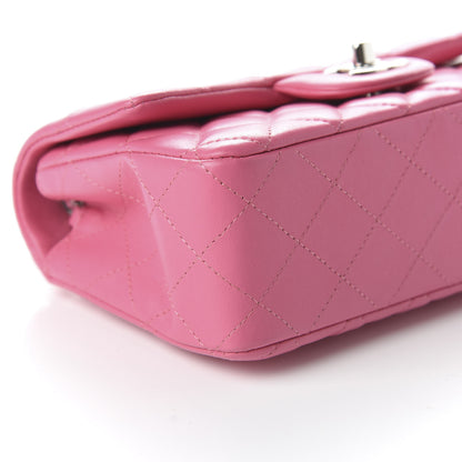 Chanel Lambskin Quilted Mini Rectangular Flap Pink 6 of 11