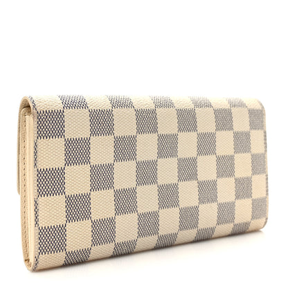 Louis Vuitton Damier Azur Sarah Wallet 3 of 10