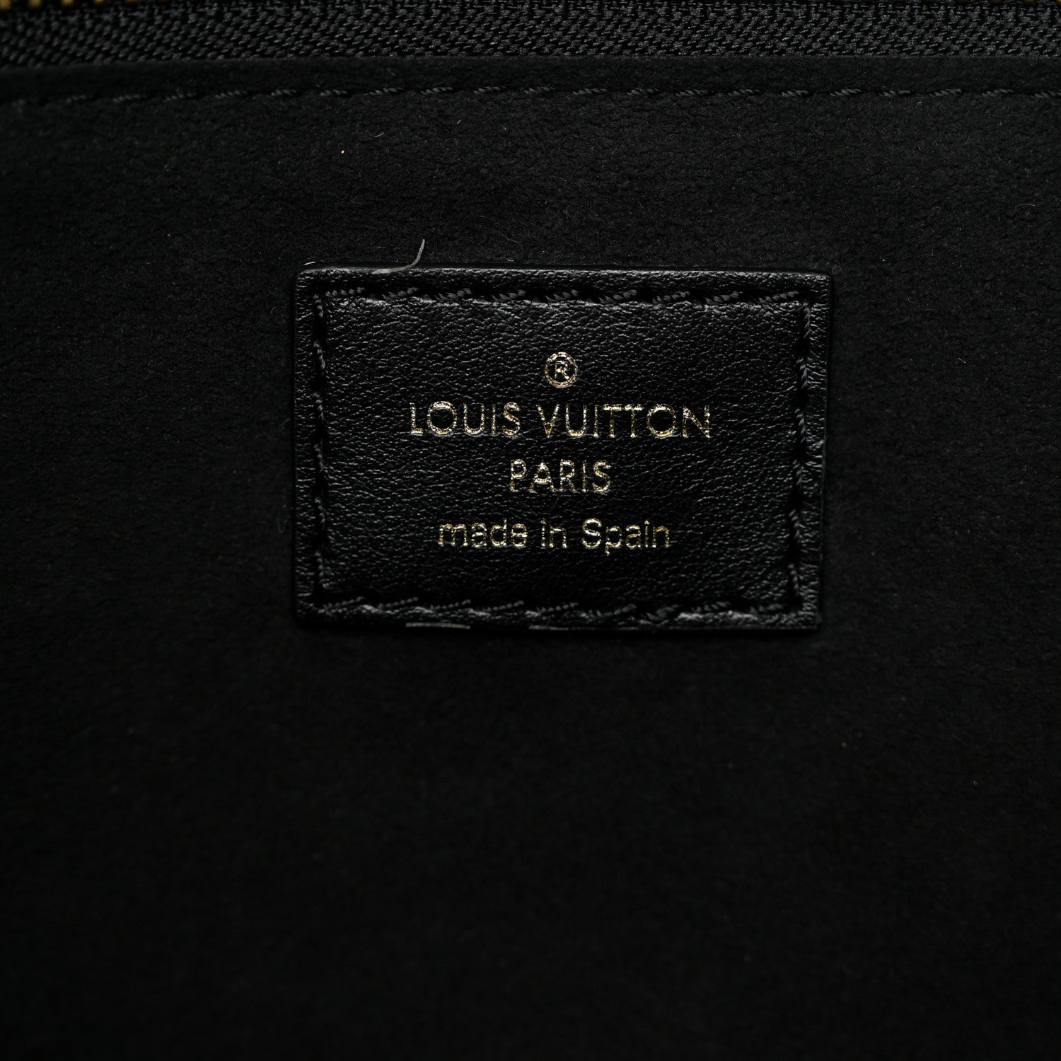 Louis Vuitton Empreinte Monogram Giant Broderies Neverfull MM Black 6 of 9