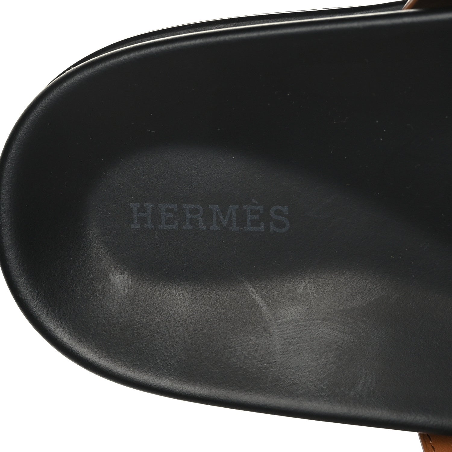 Hermes Calfskin Mens Chypre Sandals 43 Gold 8 of 11