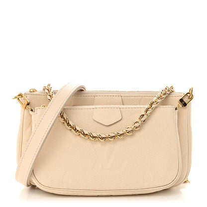 Louis Vuitton Empreinte Monogram Giant Multi Pochette Accessories Cream 1 of 12