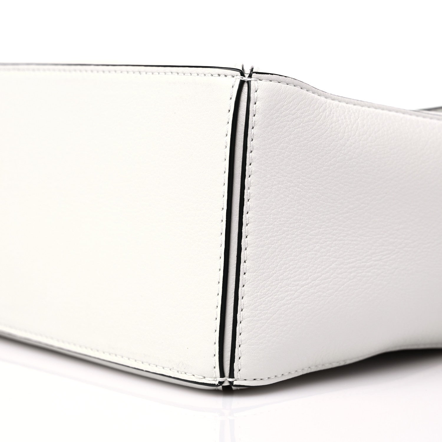 Loewe Calfskin Small Pansies Print Puzzle Bag Soft White 8 of 9