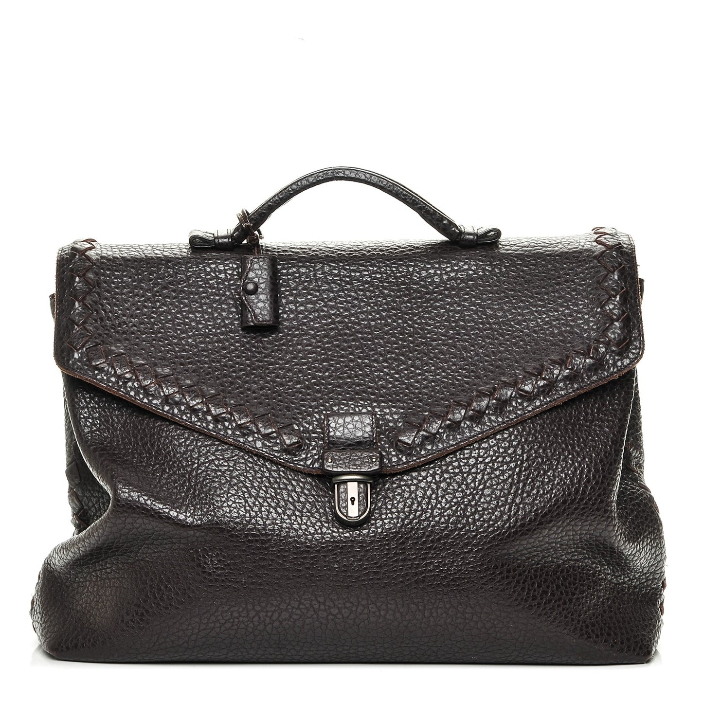 Grained Calfskin Briefcase Gladiol