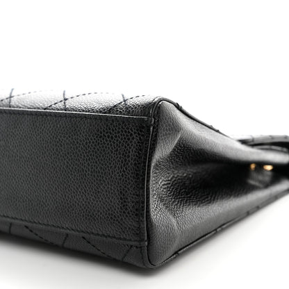 Chanel Caviar Quilted Medium Single Flap Black 9 of 12