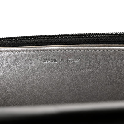 Chanel Lambskin Camellia Embossed Wallet on Chain WOC Black 7 of 15