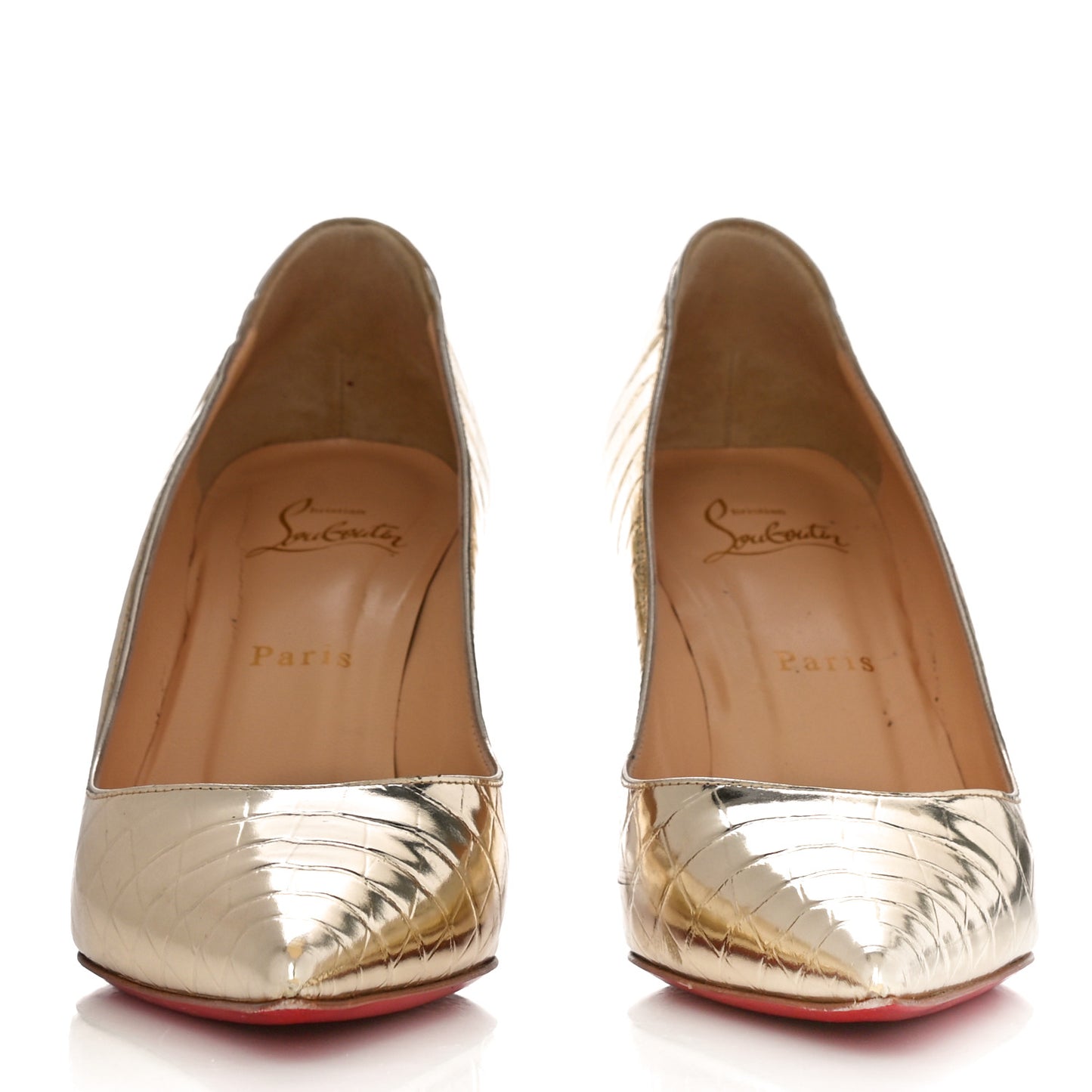 Metallo Cocco Clare 80 Pumps 38 Platine