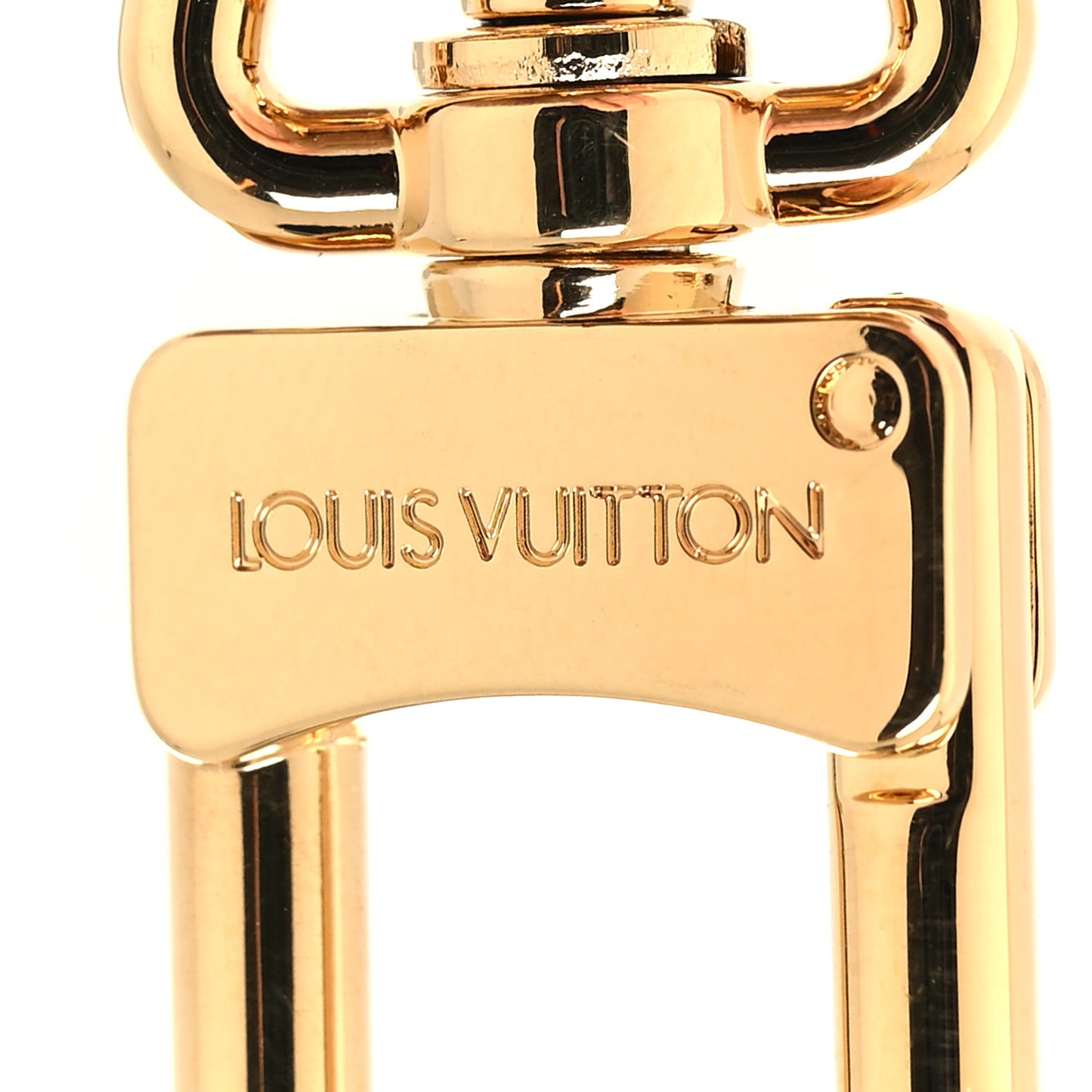 Mink Fur Lovely Vision Bag Charm Key Holder Brown