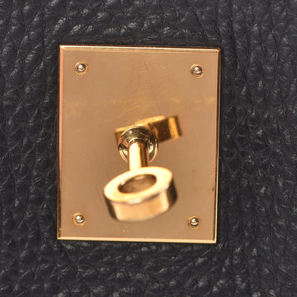 Hermes Taurillon Clemence Birkin 35 Black 22 of 42