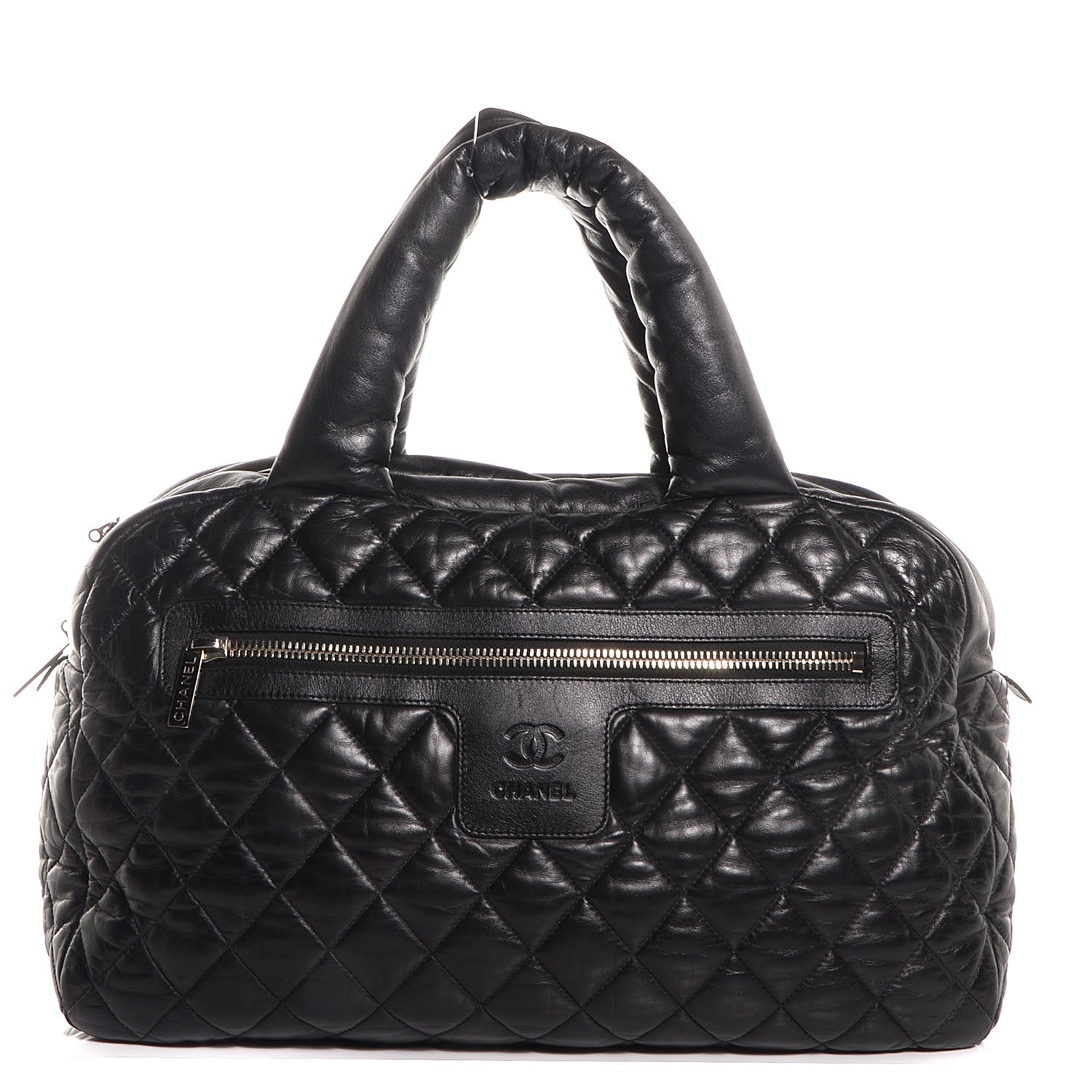 Chanel Lambskin Coco Cocoon Bowler Black 1 of 7