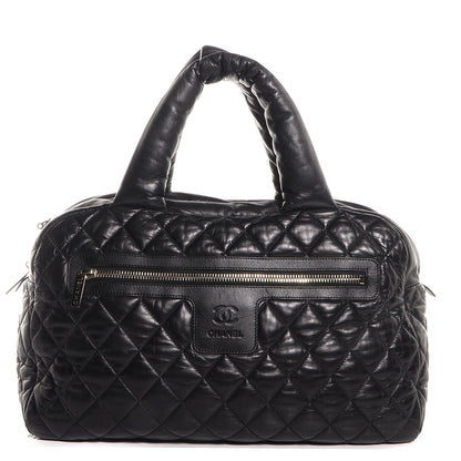 Chanel Lambskin Coco Cocoon Bowler Black 1 of 7
