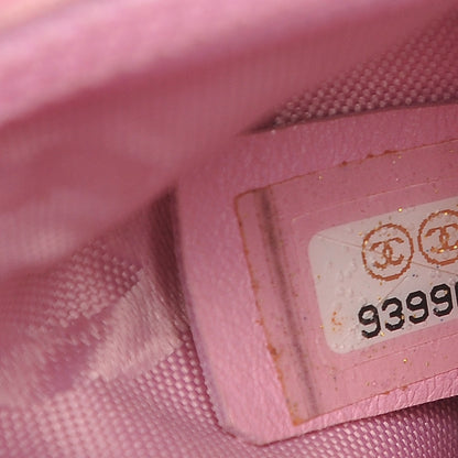 Chanel Lambskin Timeless CC Pochette Pink 7 of 9