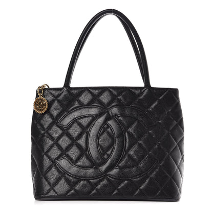 Chanel Caviar Quilted Medallion Tote Black 1 of 13