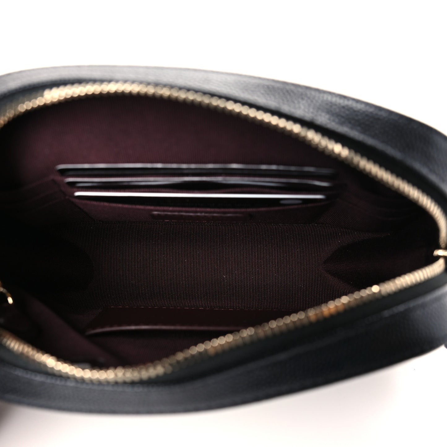 Caviar Quilted Camera Bag Black