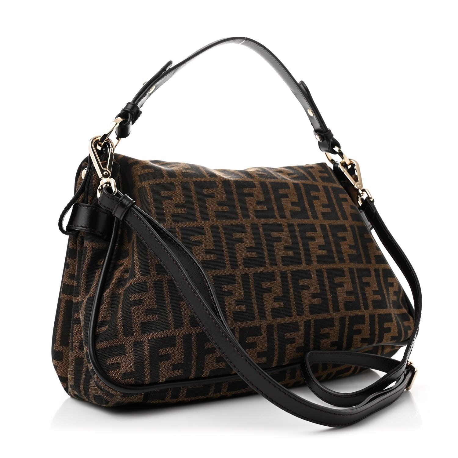 Fendi Zucca Fly Shoulder Bag Tobacco 3 of 10