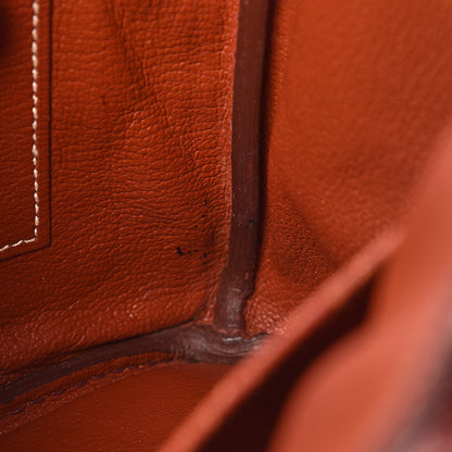Hermes Epsom Birkin 30 Brique 37 of 38