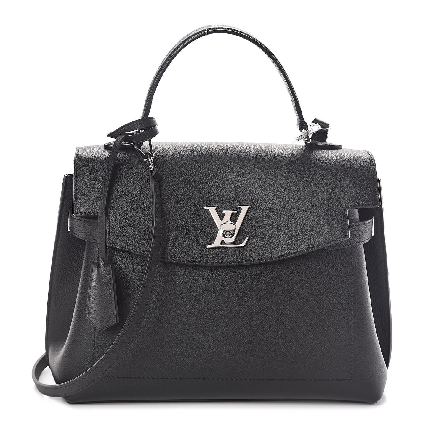 Soft Calfskin Lockme Ever Black