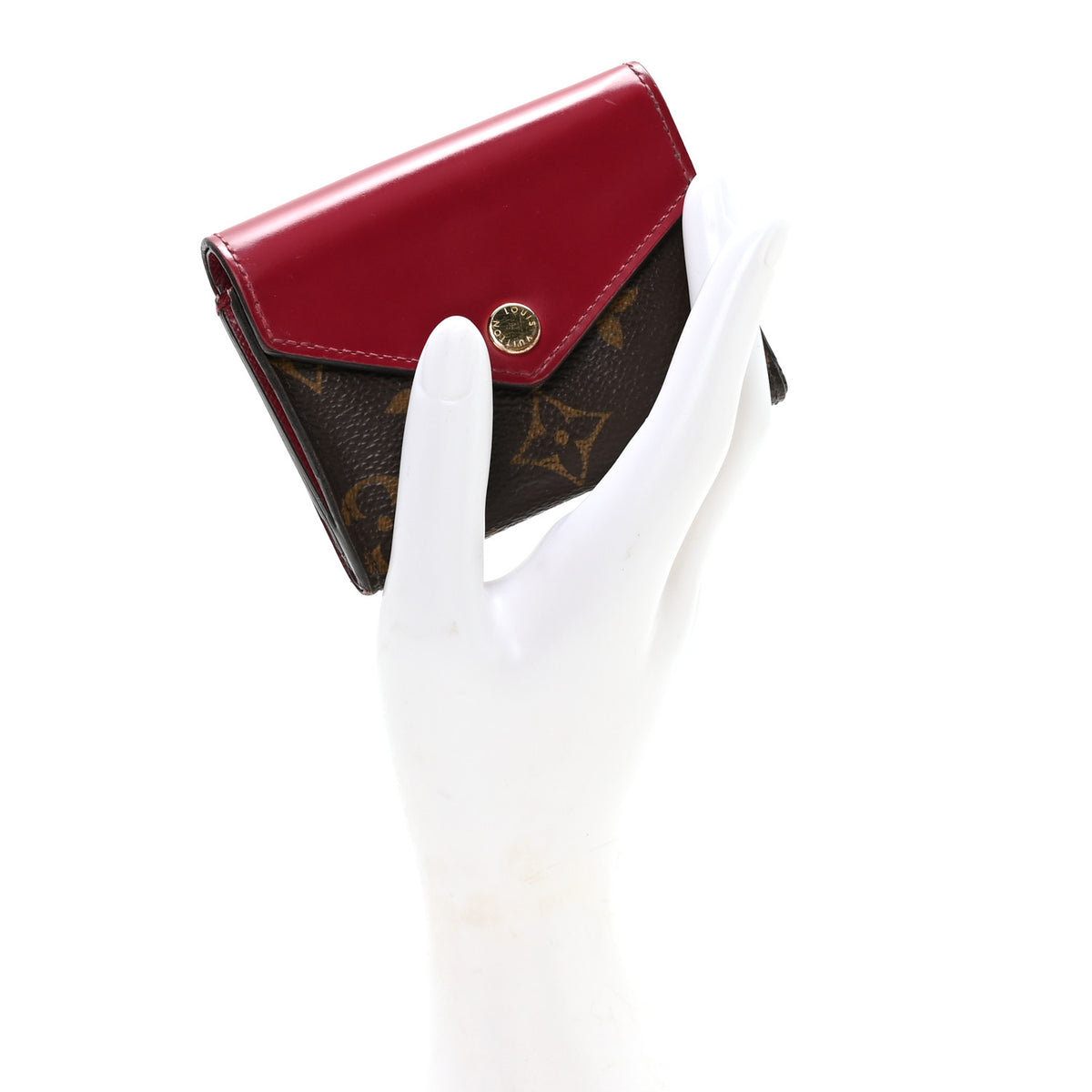 Louis Vuitton Monogram Zoe Wallet Fuchsia 2 of 7