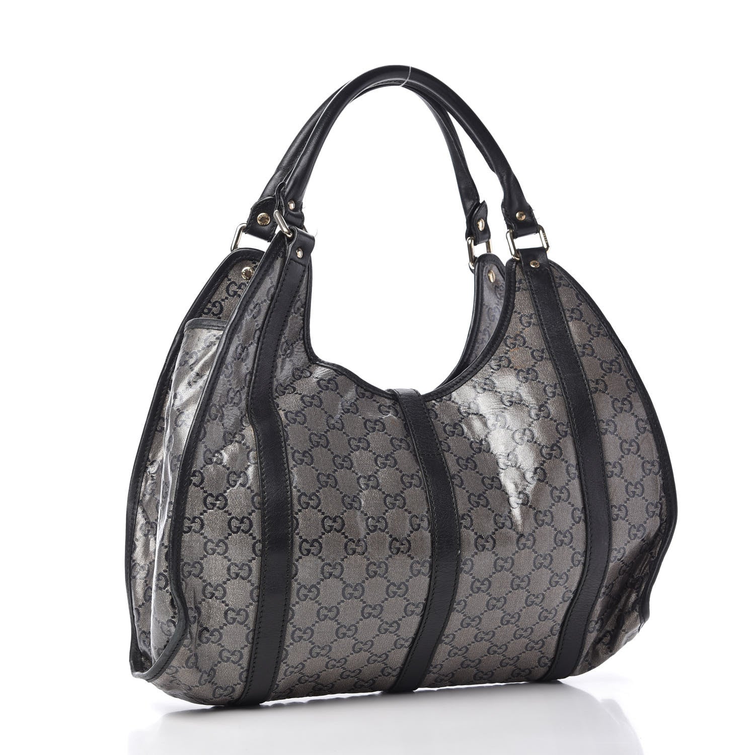 Gucci Crystal Monogram Medium Joy Shoulder Bag Black 3 of 16
